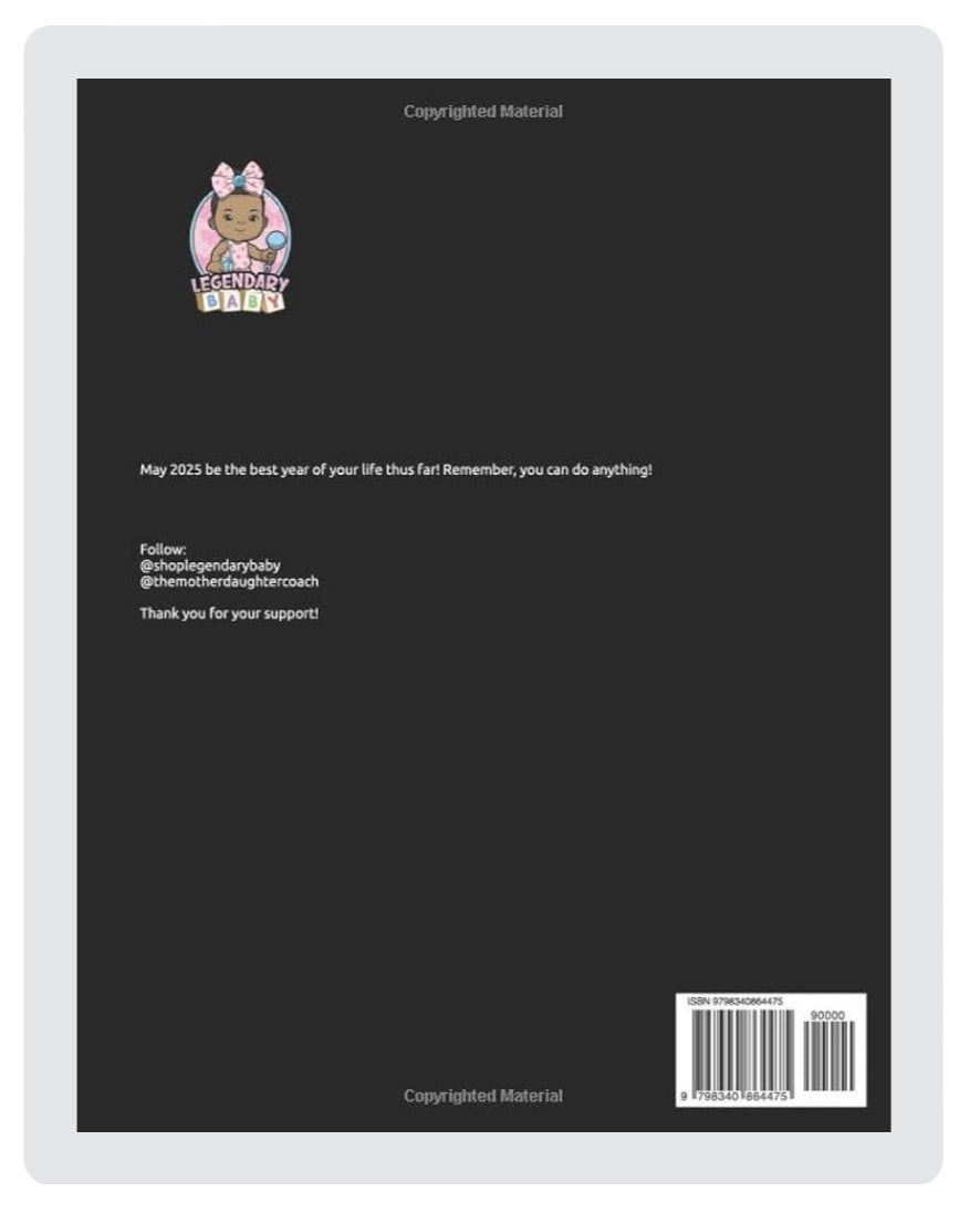 Kids Vision Board Clip Art Book 2025- I can do anything!